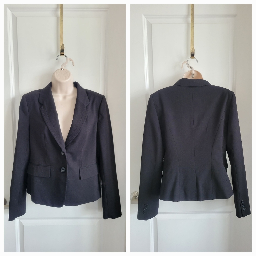 The Limited Black Button Up Suit Jacket Sz 6